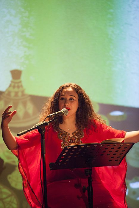 Salima on stage