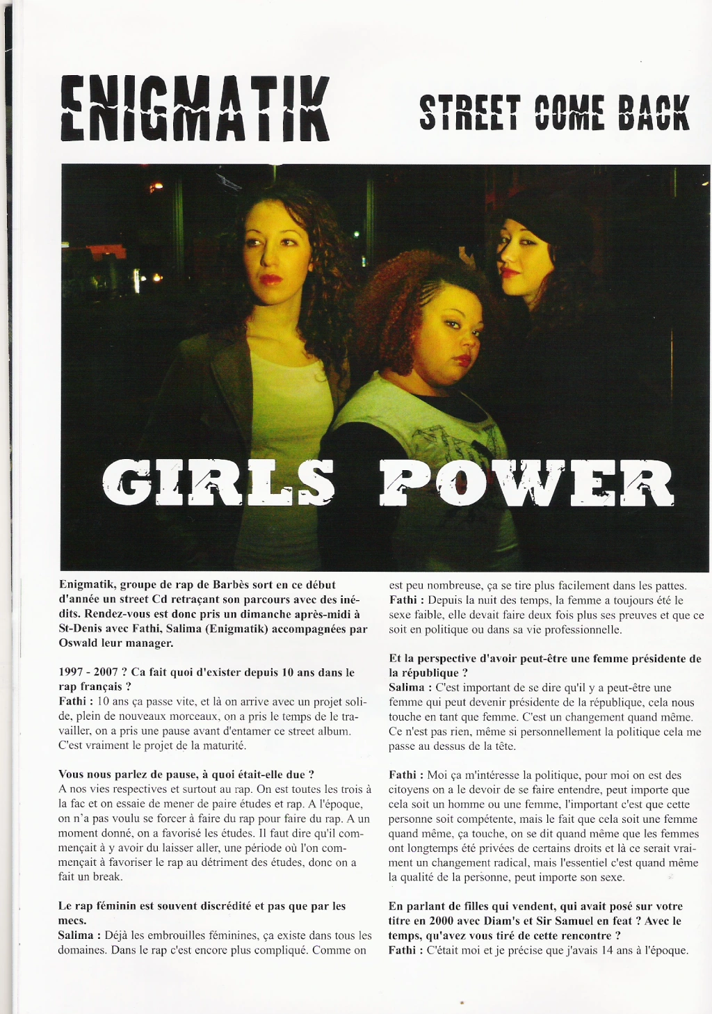 UNITé mAGAZINE ENIGMATIK PAGE 1